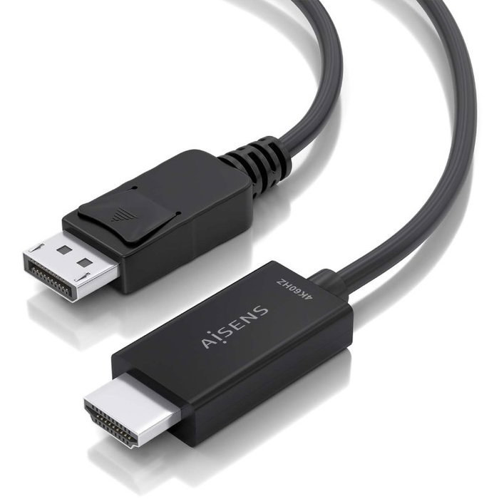 Aisens Cable Conversor DisplayPort a HDMI 4K@60Hz 2m Negro Aisens Cable Conversor DisplayPort a HDMI 4K@60Hz 2m Negro